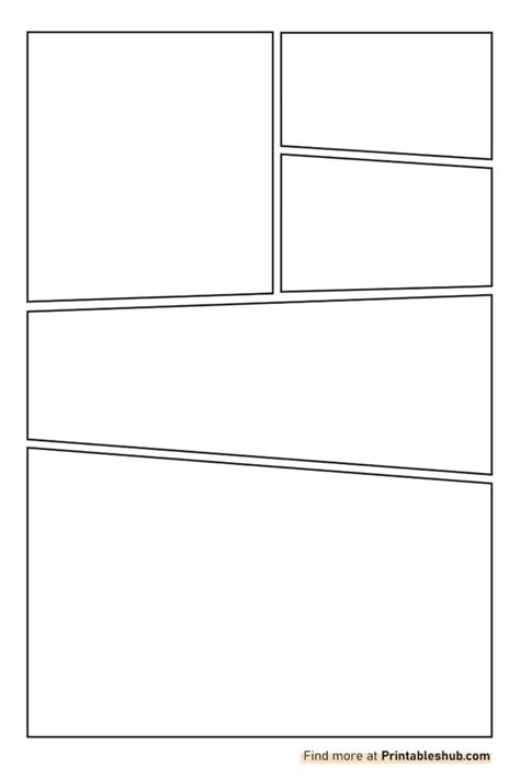 Comic Page Layout Template