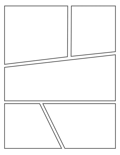 Comic Panels Template