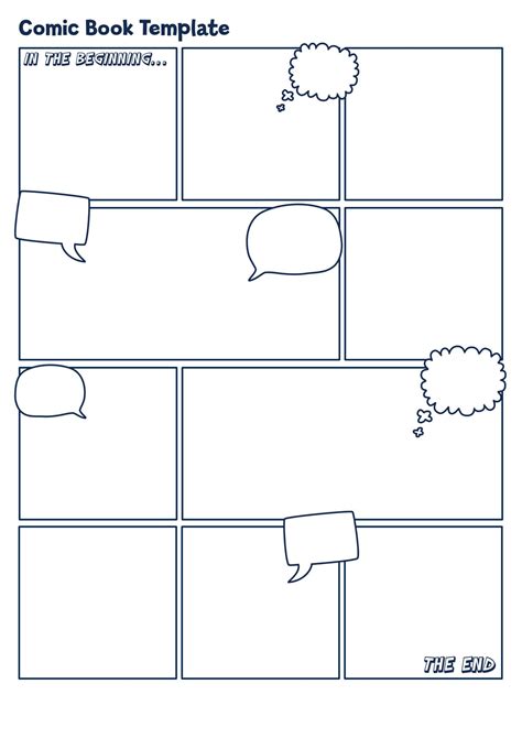 Comic Strip Template Free