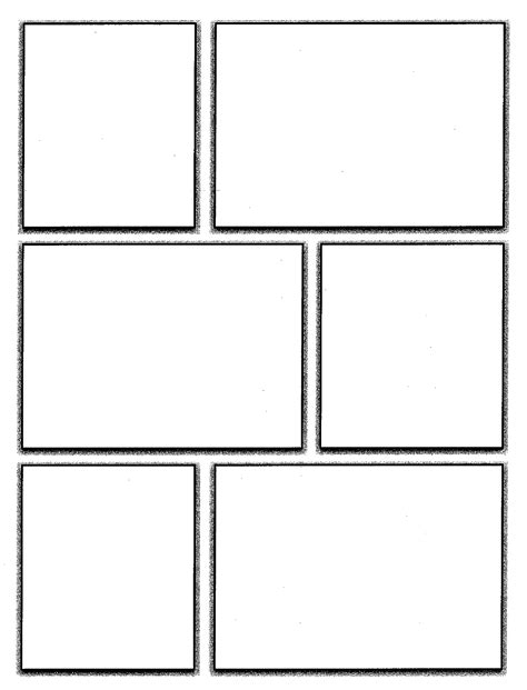 Comic Strips Templates Printables