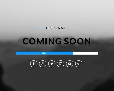 Coming Soon Website Template Free