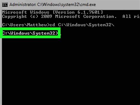 Command prompt wont change directory to another drive