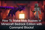 Commands Minecraft Bedrock Boss