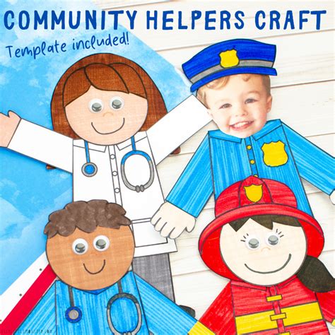 Community Helpers Craft Template