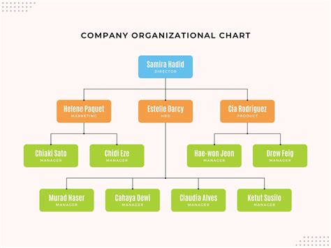 Company Structure Chart Template