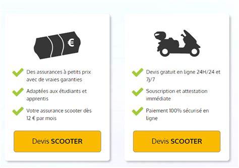 Comparaison des offres d'assurance scooter en ligne