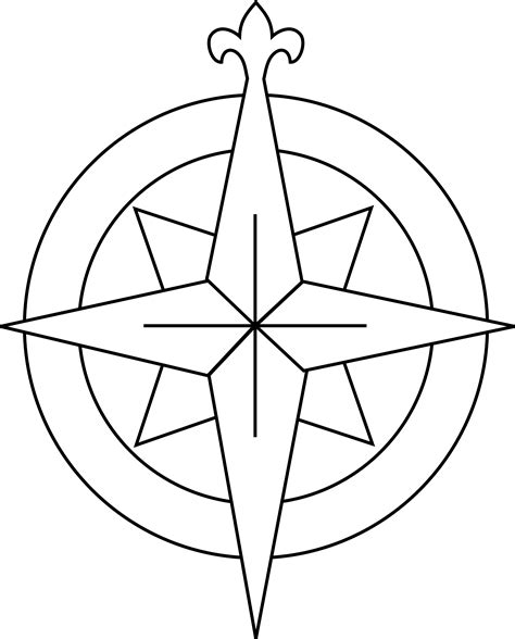 Compass Rose Template
