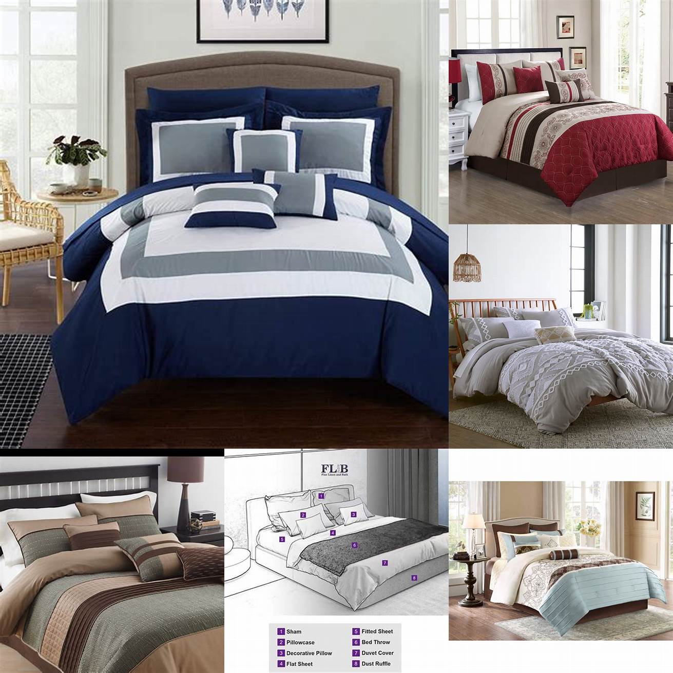 Compatible with various bedding