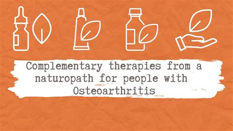 Complementary Therapies for Osteoarthritis