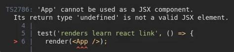 Component cannot be used as a JSX component Its return type Element is not a valid JSX element