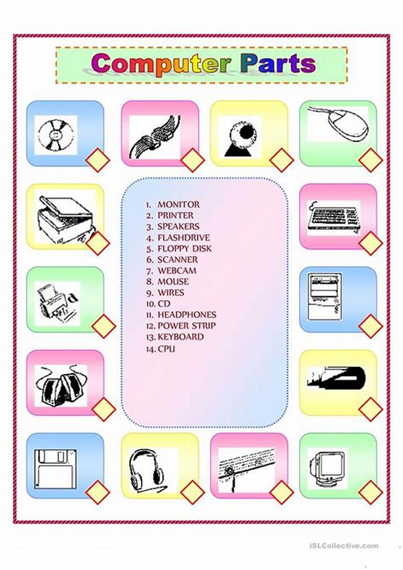 Computer Worksheets Printables