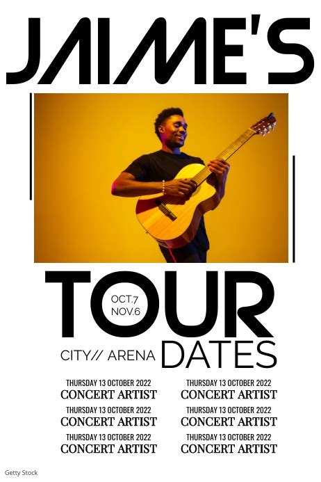 Concert Tour Poster Template