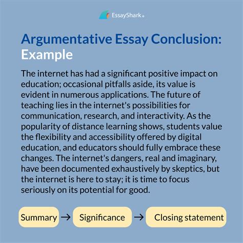 Conclusion Template For Argumentative Essay