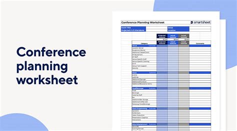 Conference Event Planning Template
