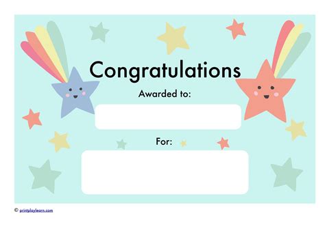 Congrats Certificate Template