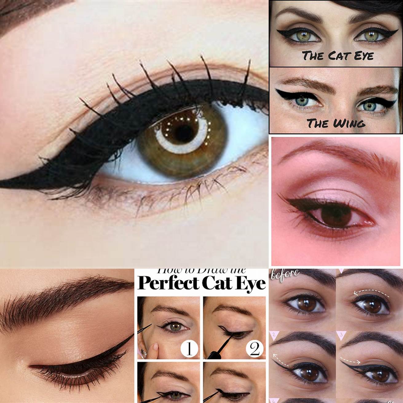 Connect the wing back to the rest of your eyeliner