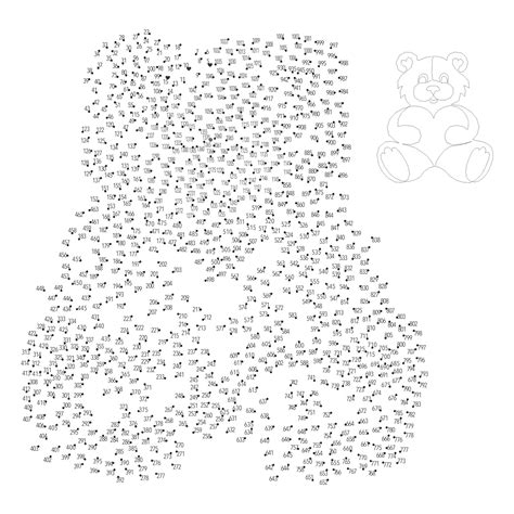Connect The Dots Up To 1000 Printable