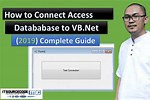Connect VB to Access Database