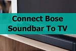 Connecting Bose to TV
