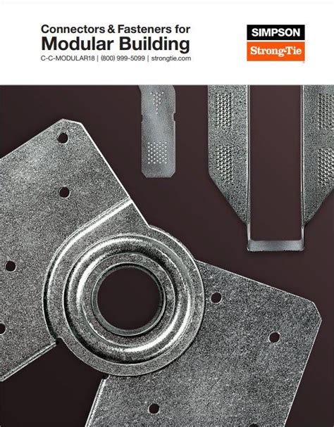 Connectors And Fasteners For Modular Building Catalog