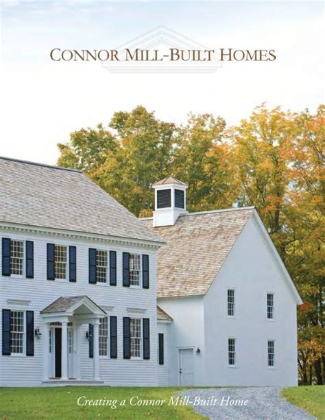 Connor Mill Built Homes Mail Catalog