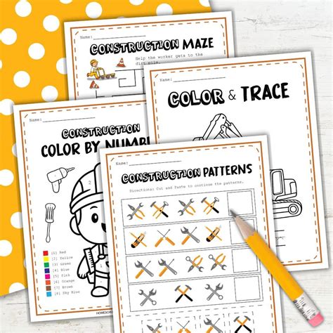 Construction Printables