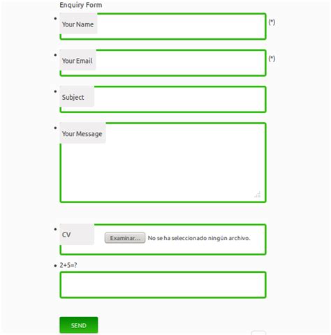 Contact Form 7 Templates