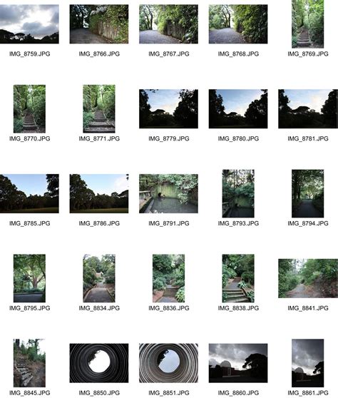 Contact Sheet Template Photography
