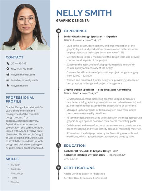 Contemporary Cv Template