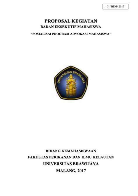 Contoh Cover Proposal 2