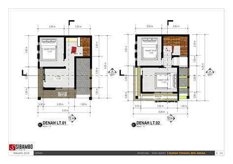 contoh desain rumah 5x6 2 lantai