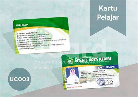 Contoh Kartu Pelajar
