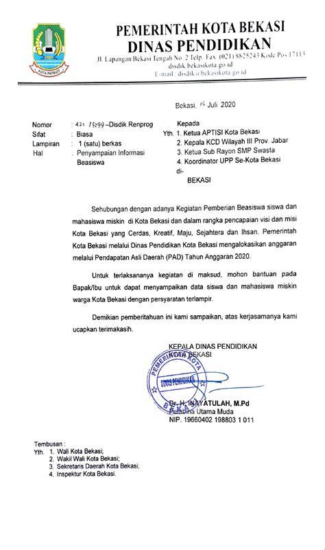 Contoh Surat Dinas