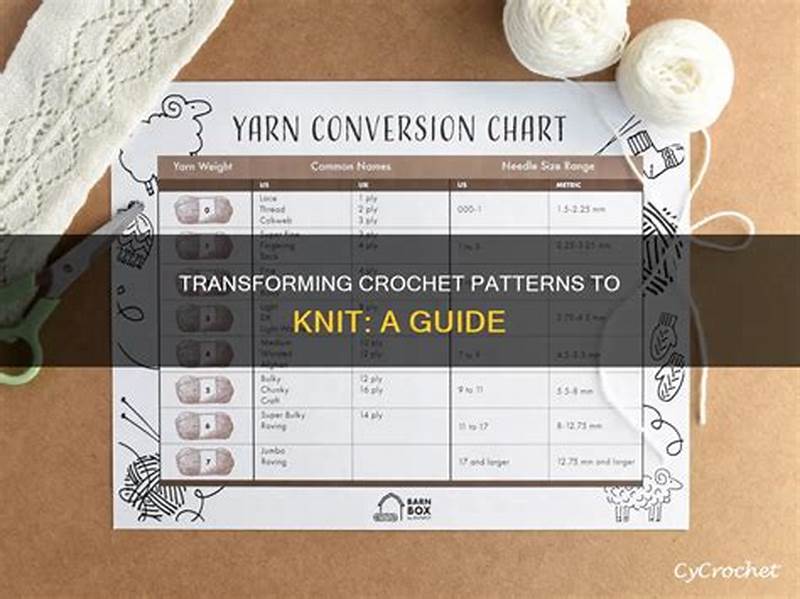Convert Crochet Pattern To Knit Pattern