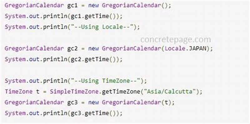 Convert Date To Gregorian Calendar Java