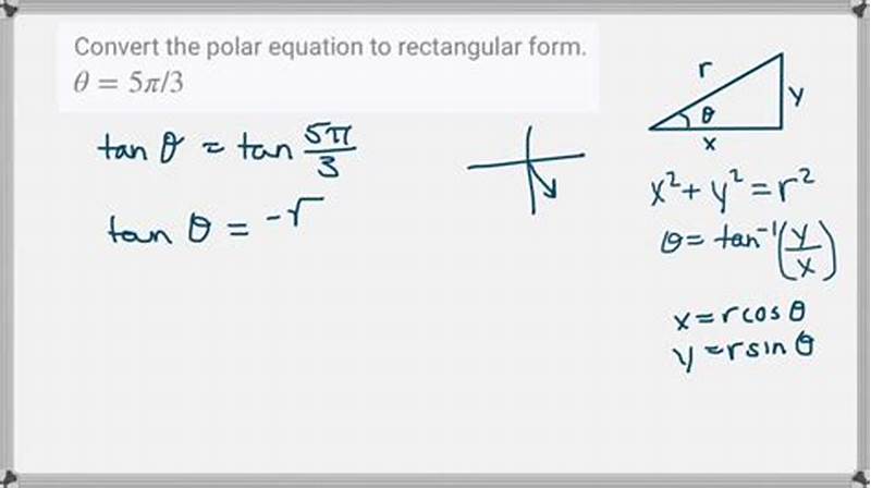 Convert Equation From Polar To Rectangular Form