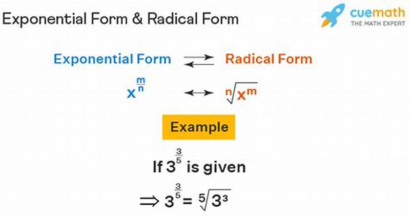 Convert Exponential To Radical Form Calculator