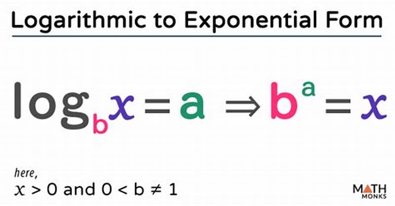 Convert Log To Exponential Form Calculator