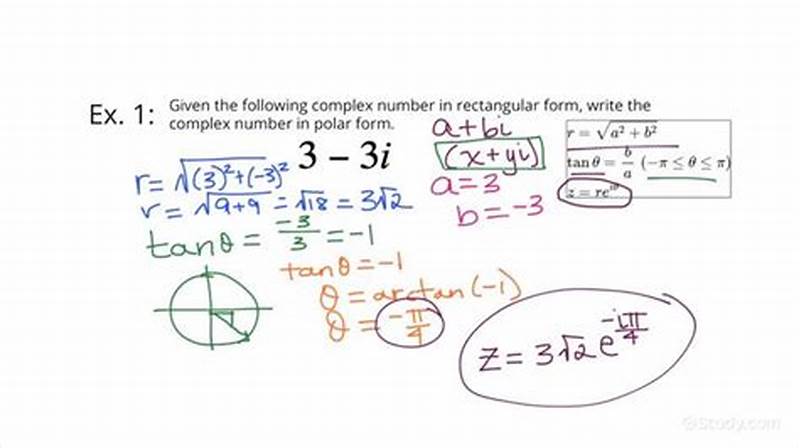 Convert Rectangular Complex Numbers To Polar Form