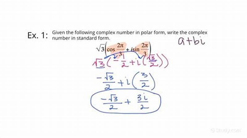 Convert Rectangular To Polar Form Complex Numbers