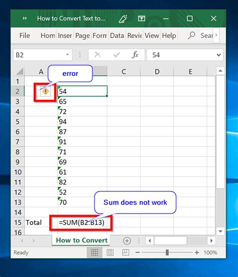 Convert Text to Numbers in Sheets