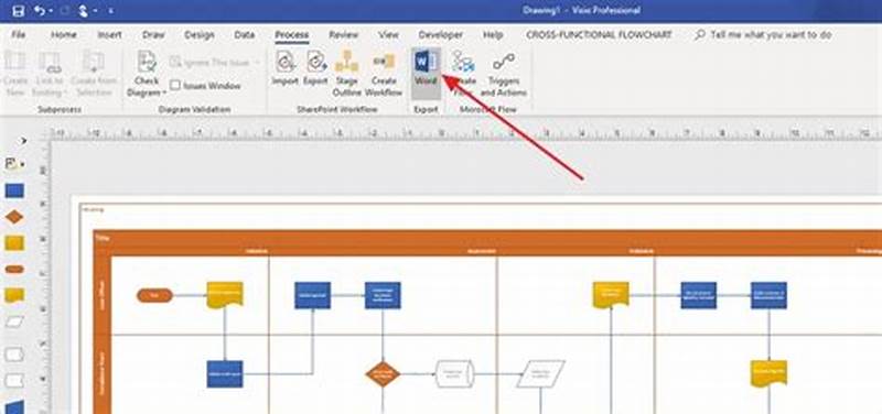 Convert Visio To Word Editable Flow Chart