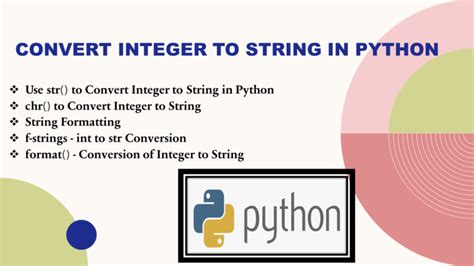 Convert integer to string in Python