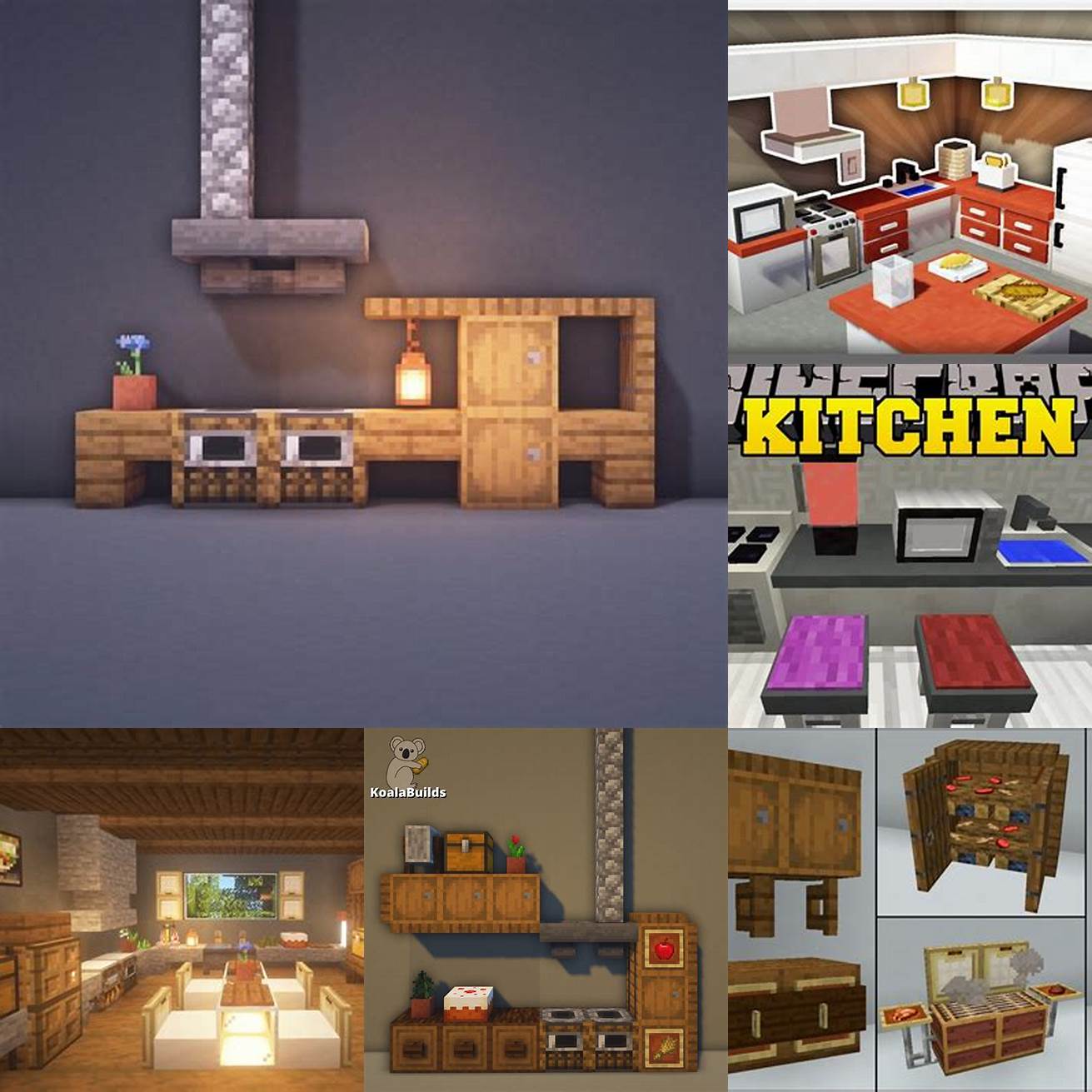 Cook up a storm in your new Minecraft kitchen complete with functional appliances from the Minecraft Furniture Mod