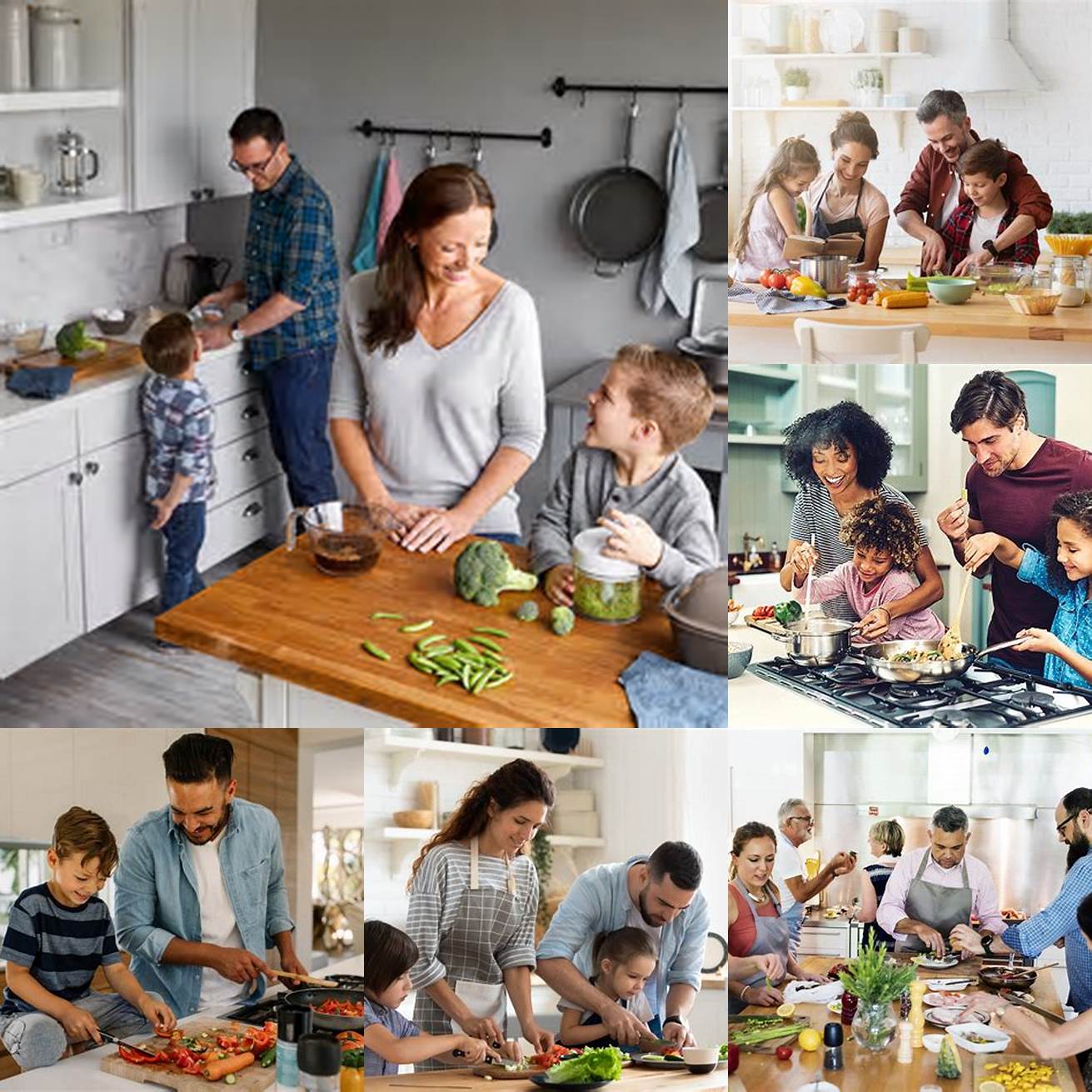 Cooking with family or friends