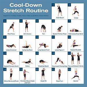 Cool down stretch exercises