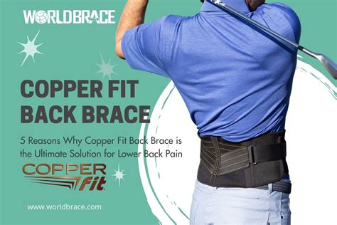 Copper Fit Back Brace Size Chart