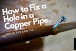 Copper Pipe Hole Fix
