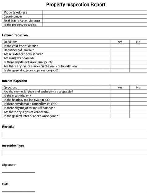 Copy Printable Of A Inspecton For Cleaning And Grounds