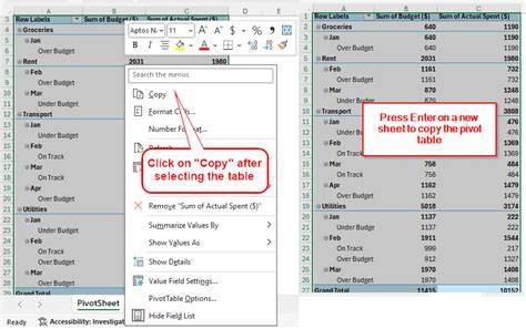 Copy data into another table